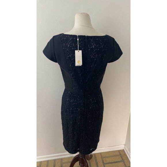 NWT $450 Tory Burch Mariana Lace Dress Black - Picture 8 of 10